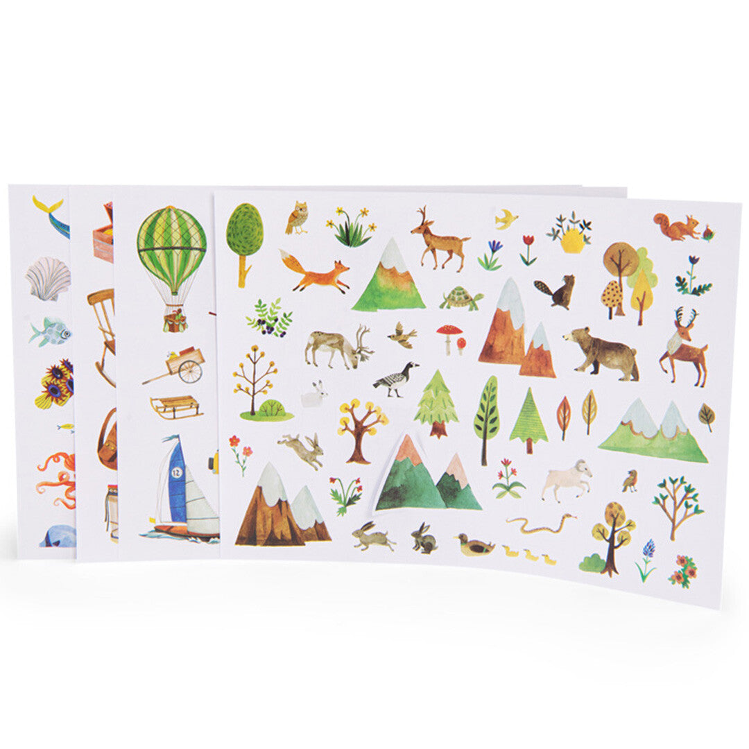 Moulin roty stickerset de ontdekker