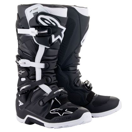 Botte enduro Alpinestars TECH 7 - DRYSTAR 2025 - Noir / Blanc