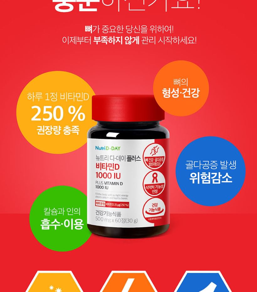 Nutri D-DAY - Plus Vitamine D 1000 IE