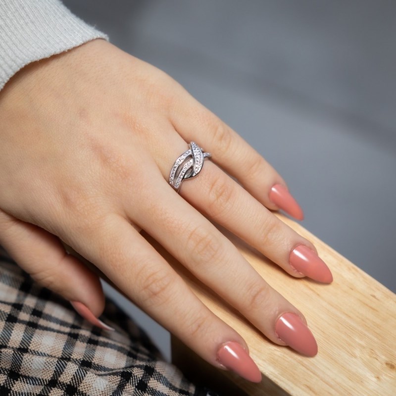 Bague Femme Ornée Zirconium ABELIA
