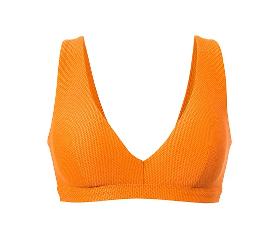 Bikinitop mit strukturierter Oberfläche