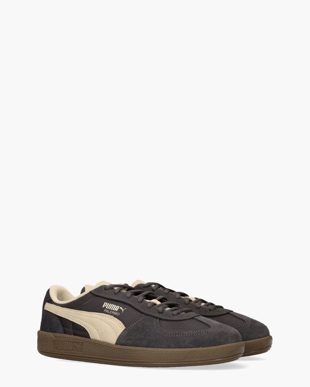 Puma Palermo Pop Donkergrijs Herensneakers