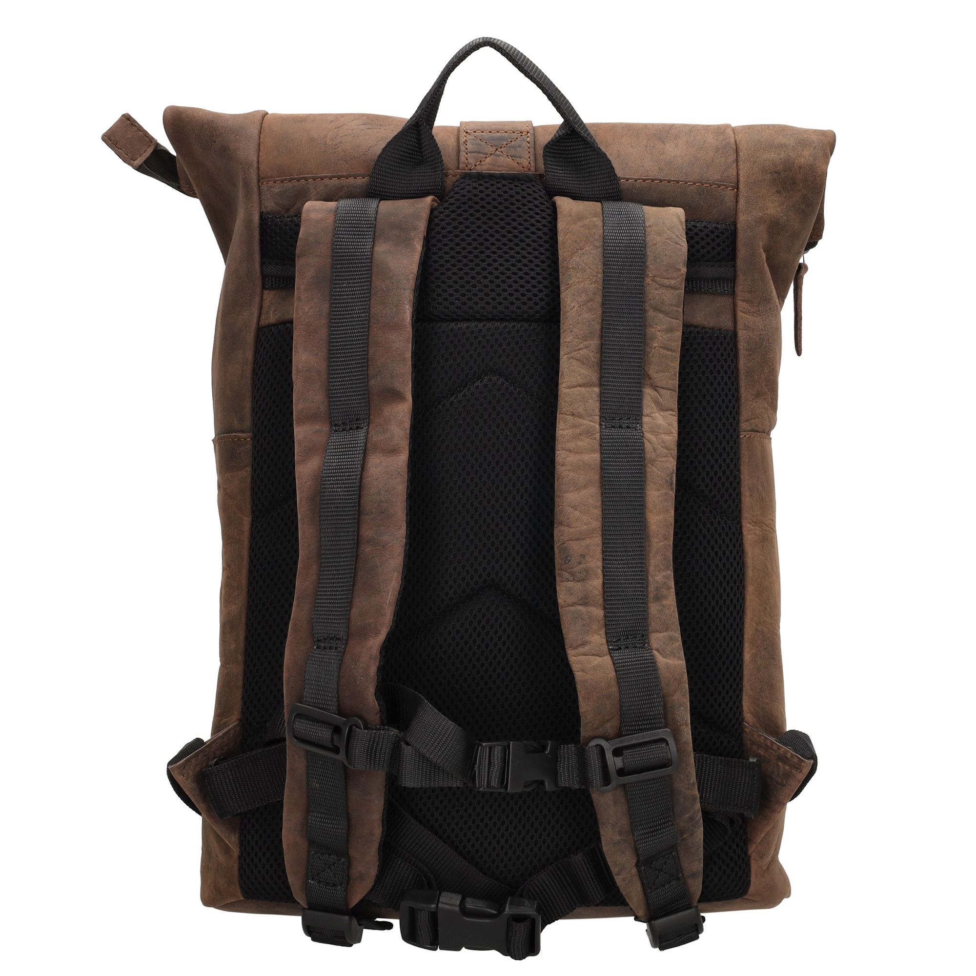 Hide & Stitches Idaho Rugzak 15,6 inch Donkerbruin