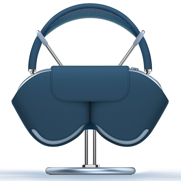 Halterung Ständer für Apple AirPods Max Over-Ear Headset - Silber / Blau