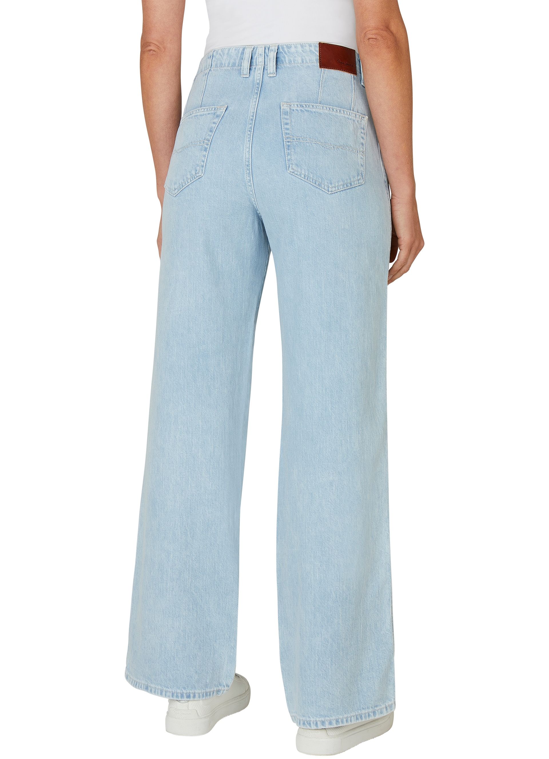 Pepe Jeans High-waist-Jeans »STRAIGHT UHW LEXA ARCHIVE« mit Bundfalten