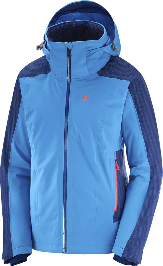 Salomon Brilliant Ski Jacket Blå