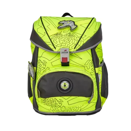 DerDieDas ErgoFlex Schulrucksack-Set Exklusiv Superflash Neon Fighter