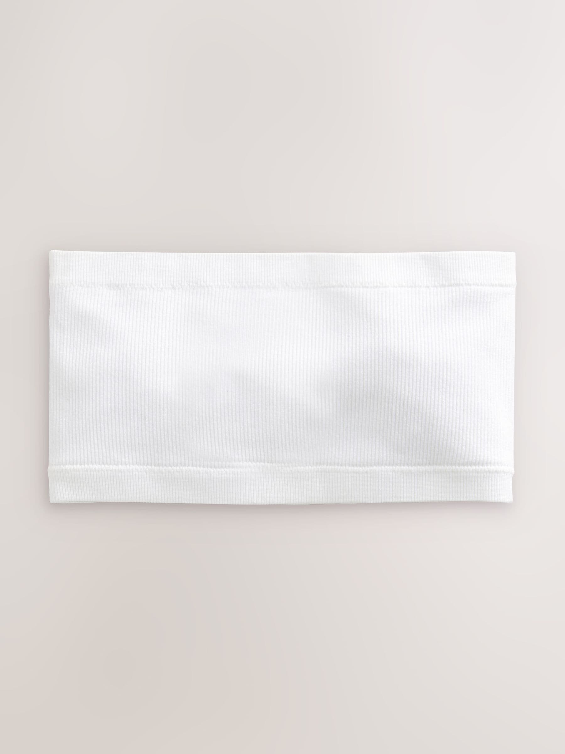 Wit - Bandeau crop tops (7-16jr)