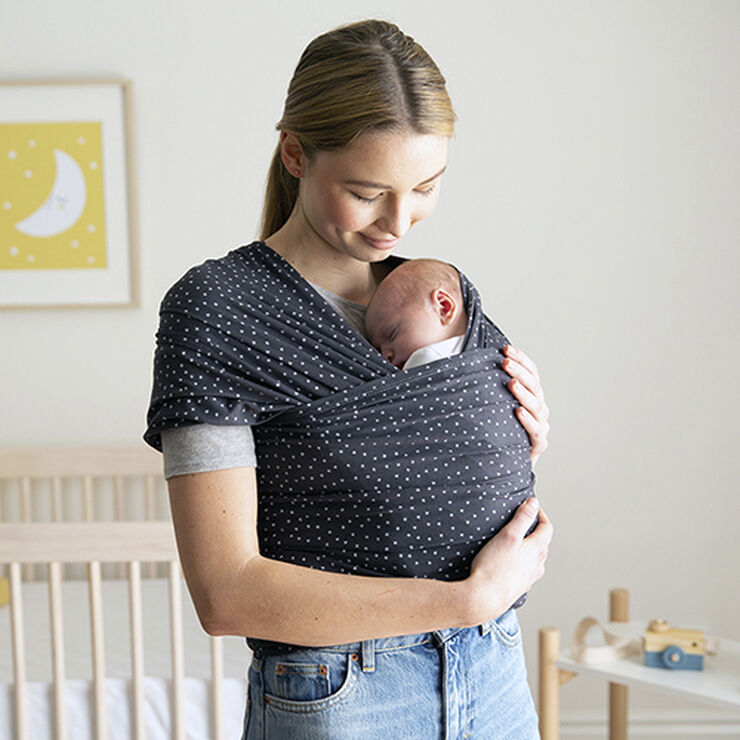 Ergobaby Ergobaby Aura Twinkle Grey Grå & hvid