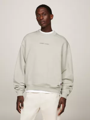 Moletom Boxy Fleece com Logo Clássico