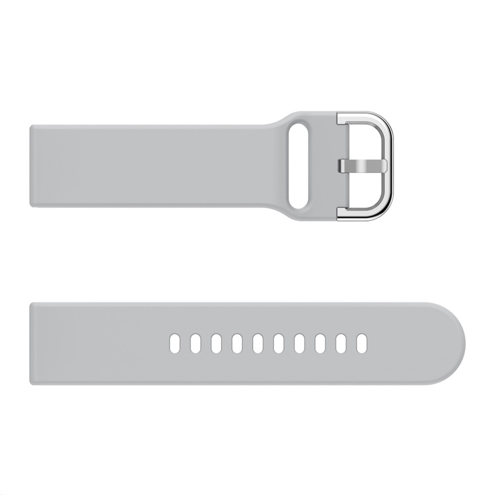 Samsung Galaxy Watch 4 Classic (42mm) Silikon Sport Armband mit Dornschliesse (Gelenkumfang: 155-195mm) - Grau