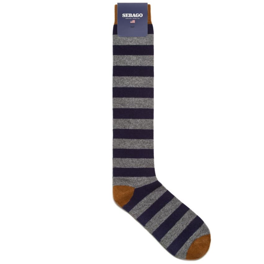 CHAUSSETTES DRESDEN 47 NAVY GREY