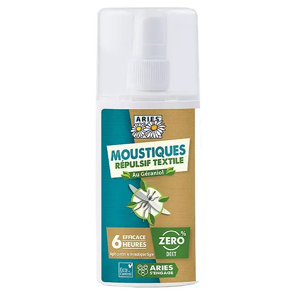Spray repelente de mosquitos voadores para tecidos, 100ml