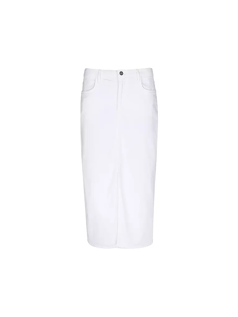 RICH & ROYAL Jeansrock weiss