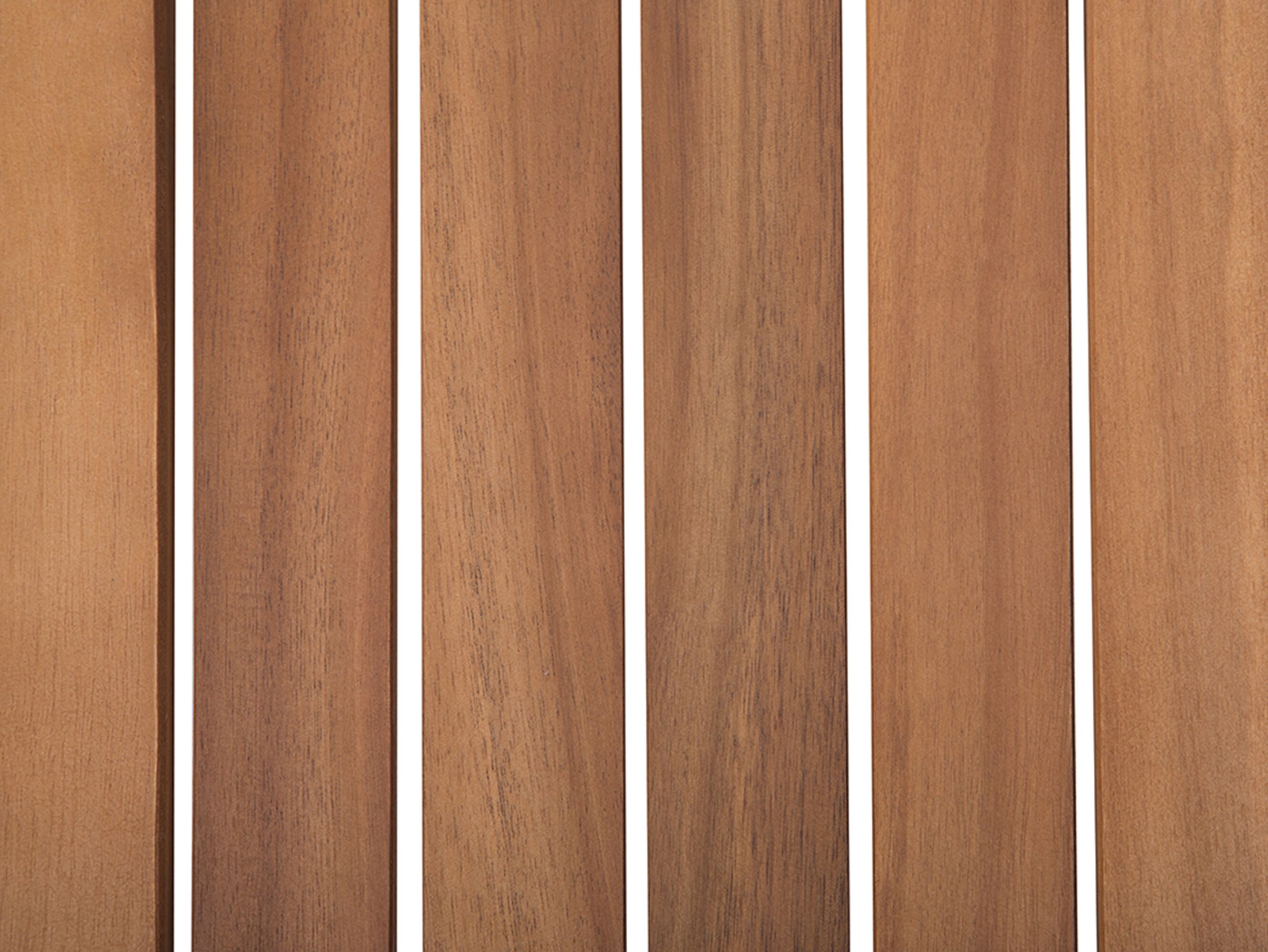 Loungeset met tafel 4-zits BERMUDA Acaciahout Bruin