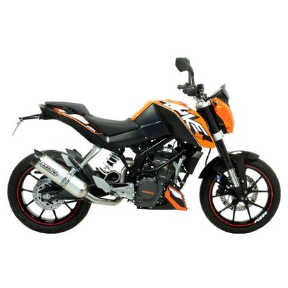 Silencieux Arrow Alu thunder embout acier - Gris