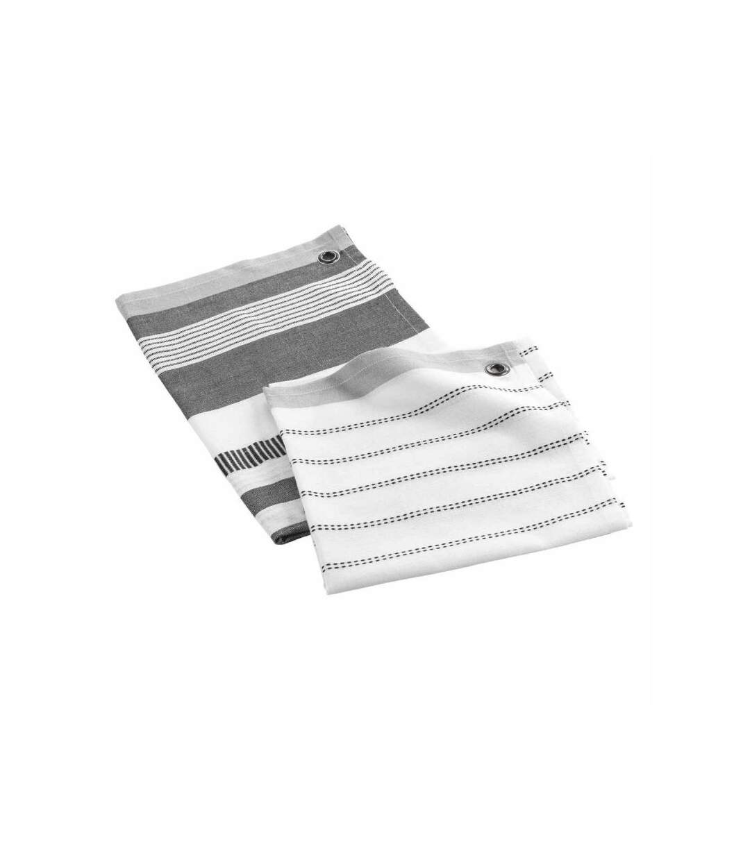 Lot de 2 Torchons de Cuisine Harold 50x70cm Gris