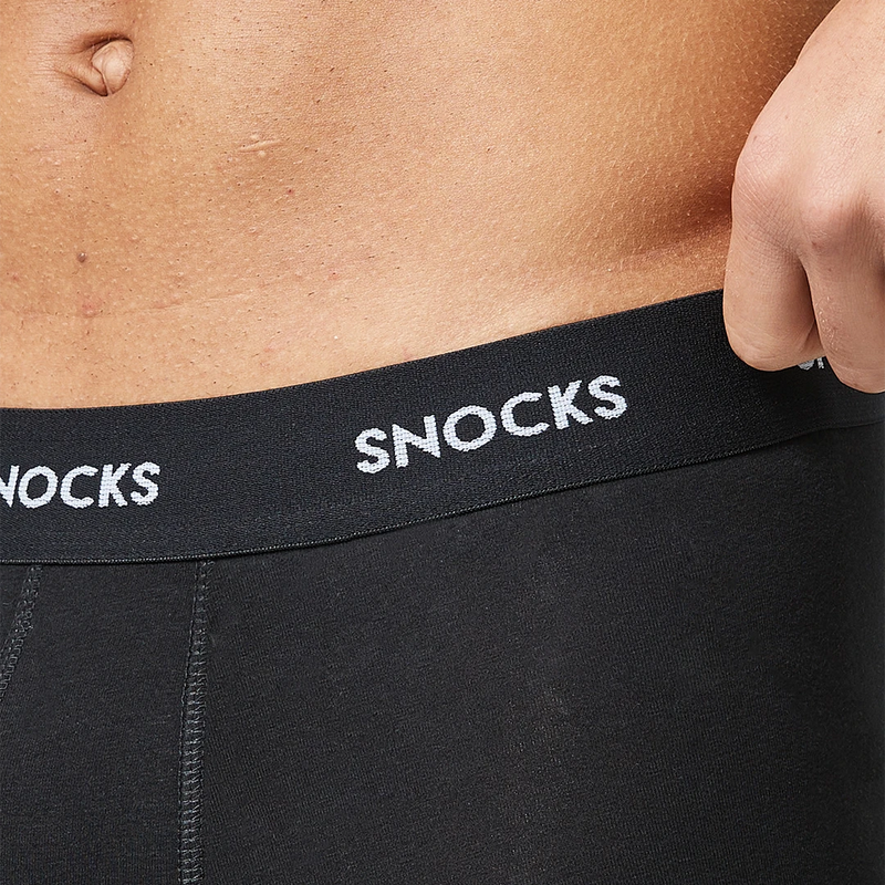 Boxershorts mit Streifen aus Bio-Baumwolle Schwarze Streifen