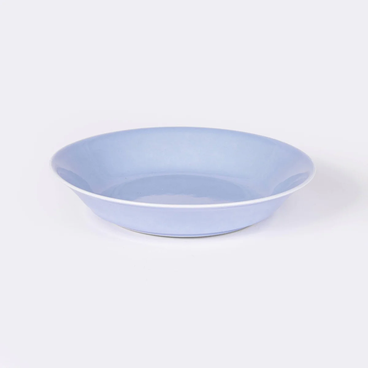 Assiette creuse ronde 19 cm bleu OGRE La Fabrique
