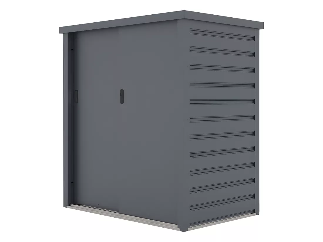 Armoire de rangement de jardin en métal acier galvanisé gris 1,31 m3 125x80x131 cm REIVAX