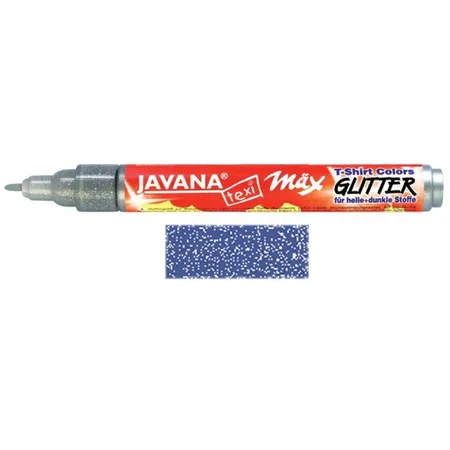 KREUL Javana texi mäx Glitter für helle und dunkle Stoffe Violett