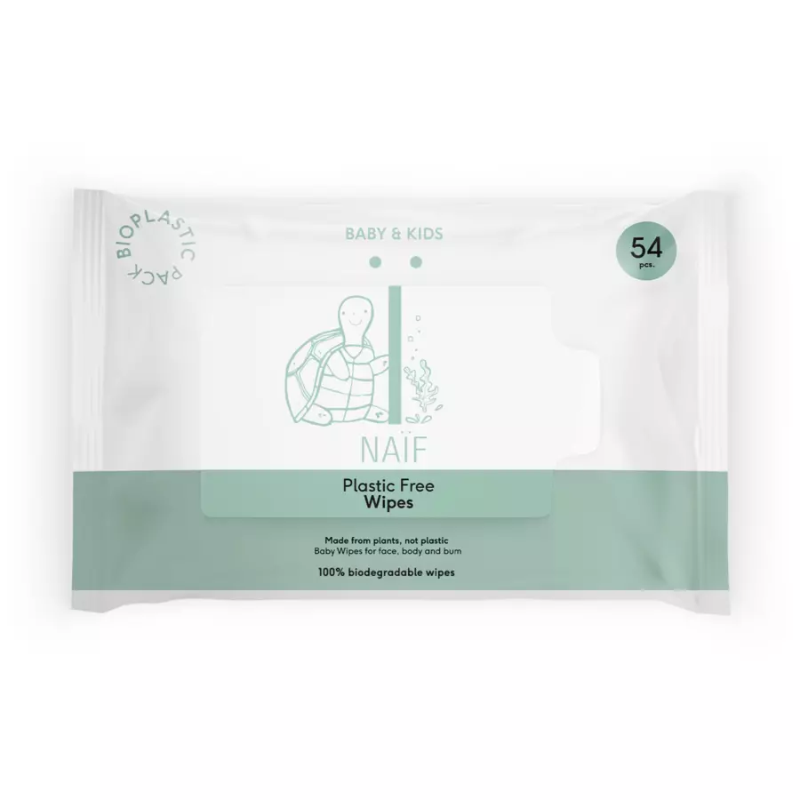 Naïf Feuchttücher Box Plastikfrei 432 Tücher (8 x 54 Stk)