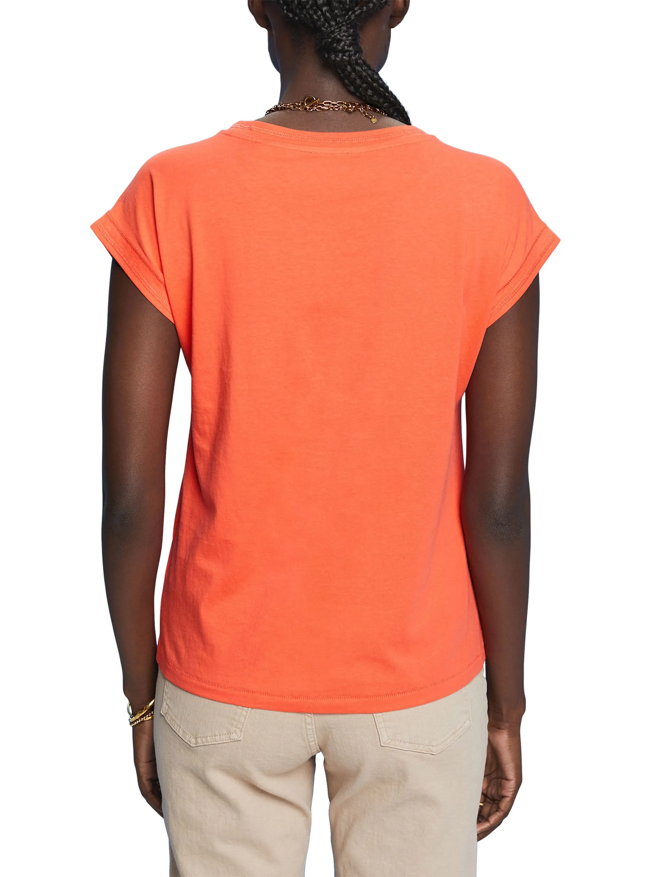 Damen Shirt unifarben