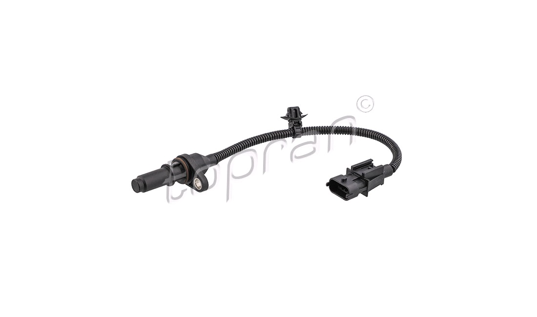 Impulsensor, krumtapaksel