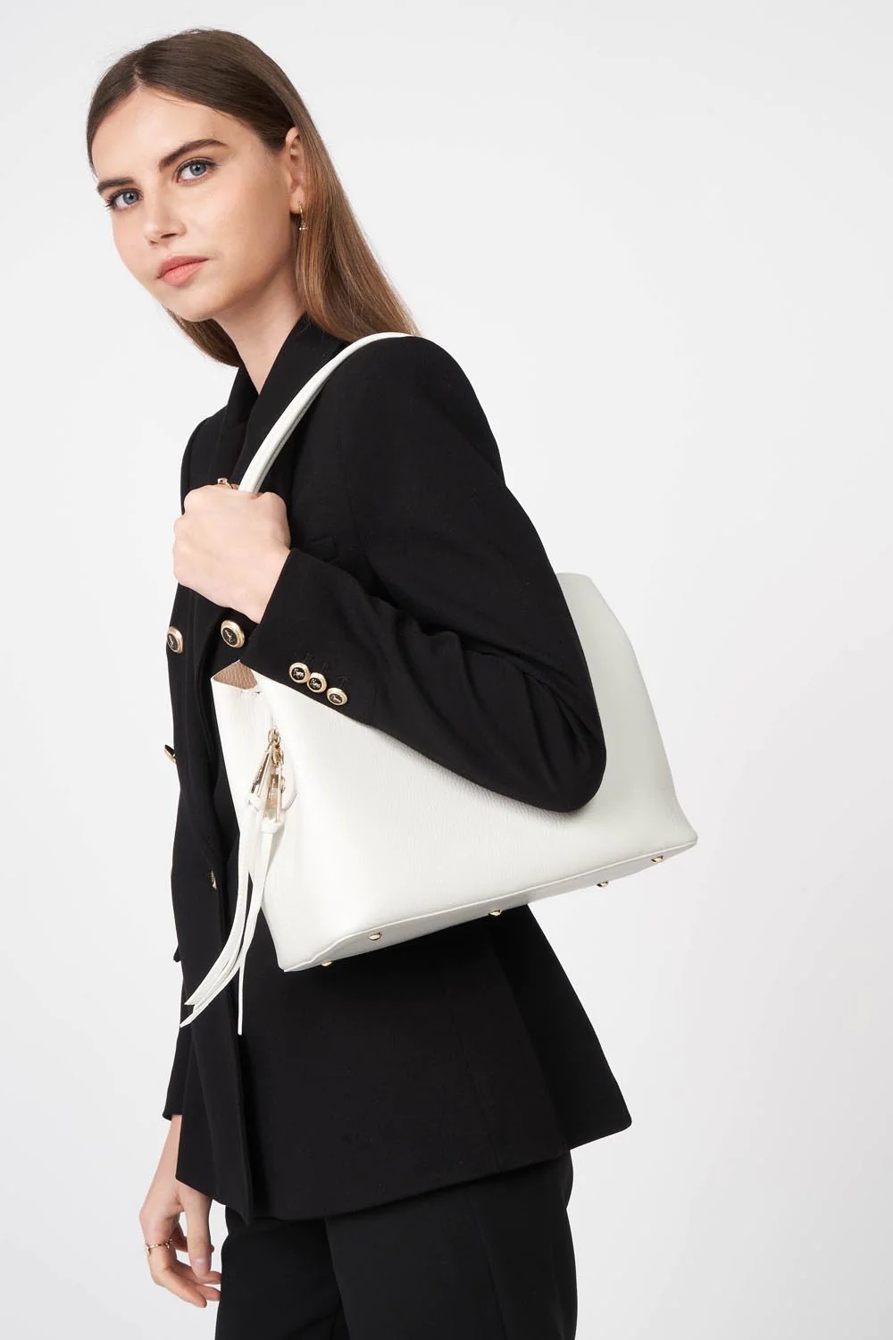 Foulonné Double-Sac cabas épaule