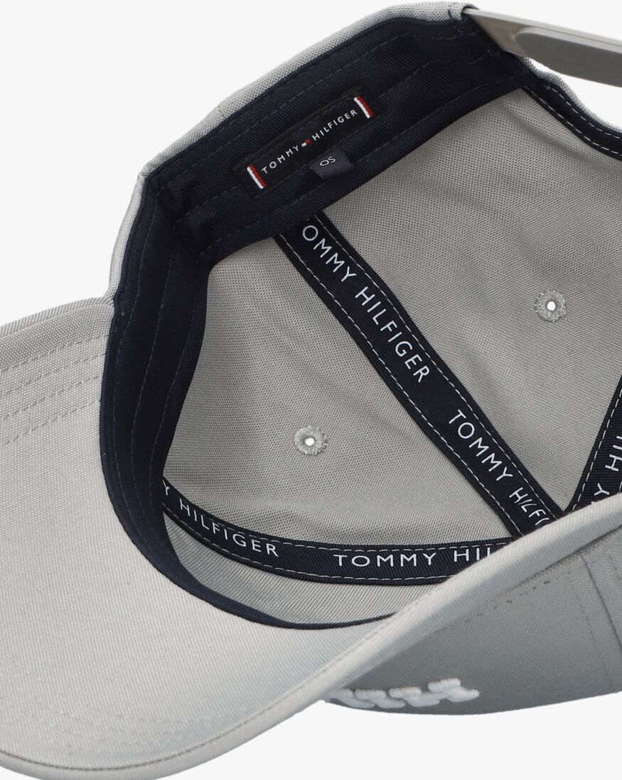 TOMMY HILFIGER grijze tommy hilfiger pet th monotype canvas 6 panel cap
