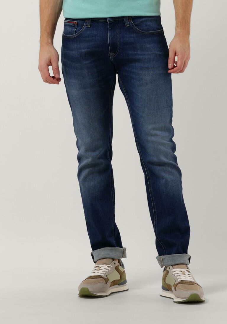 TOMMY JEANS donkerblauwe tommy jeans slim fit jeans scantom slim ag1233
