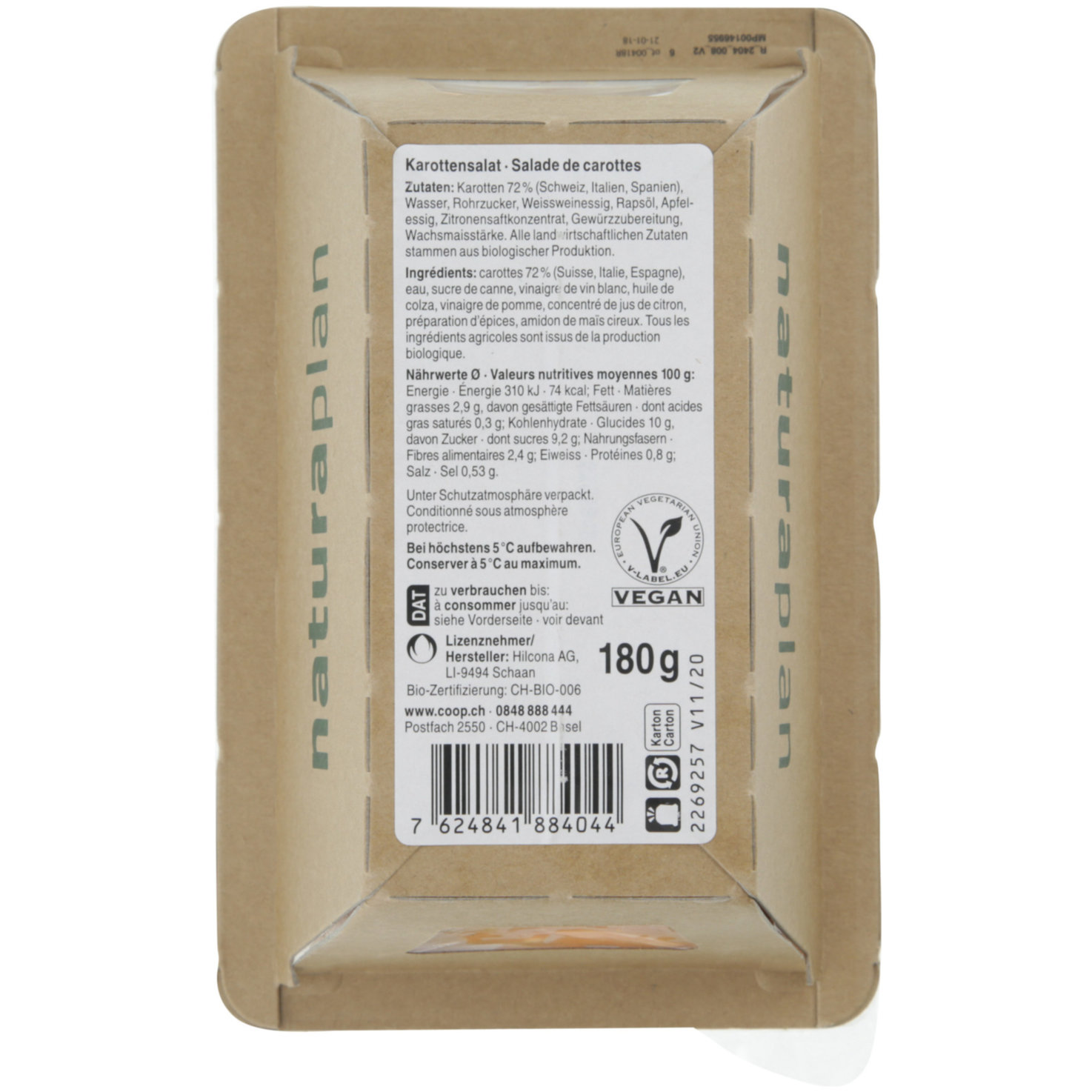 Naturaplan Bio Rüeblisalat -
