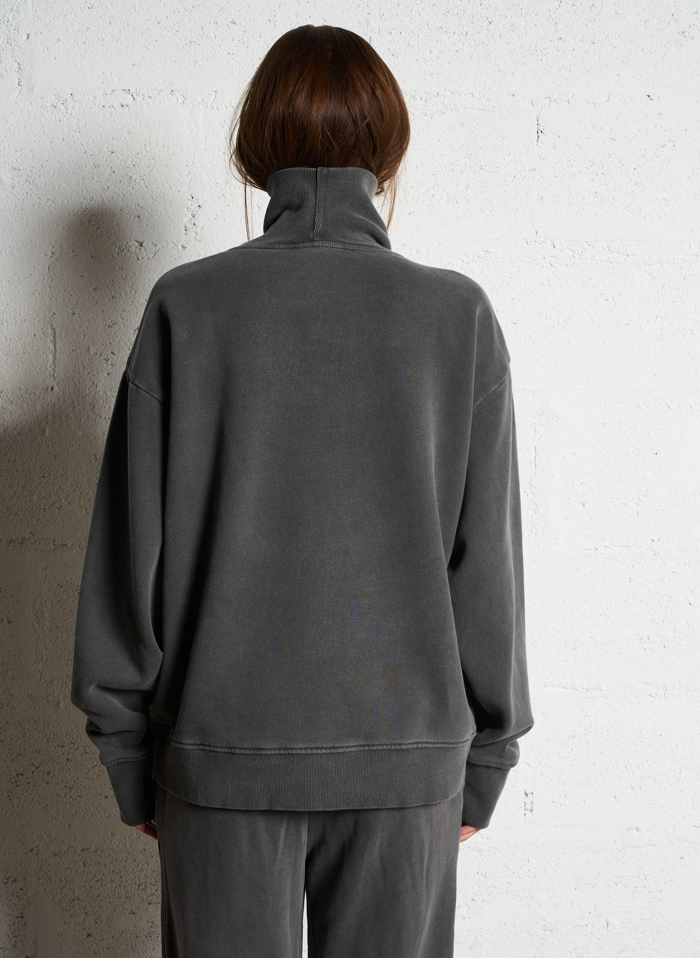 DRIVER HOUSE - Pull ample à pins en coton| Gris