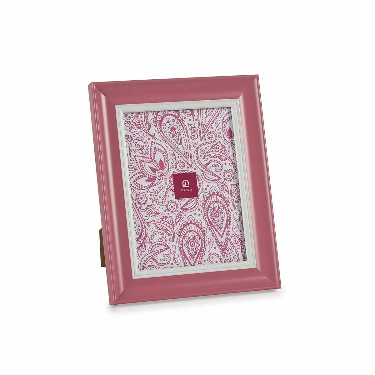 Gift Decor Cadre photo Verre Rose Plastique (6 Unités)