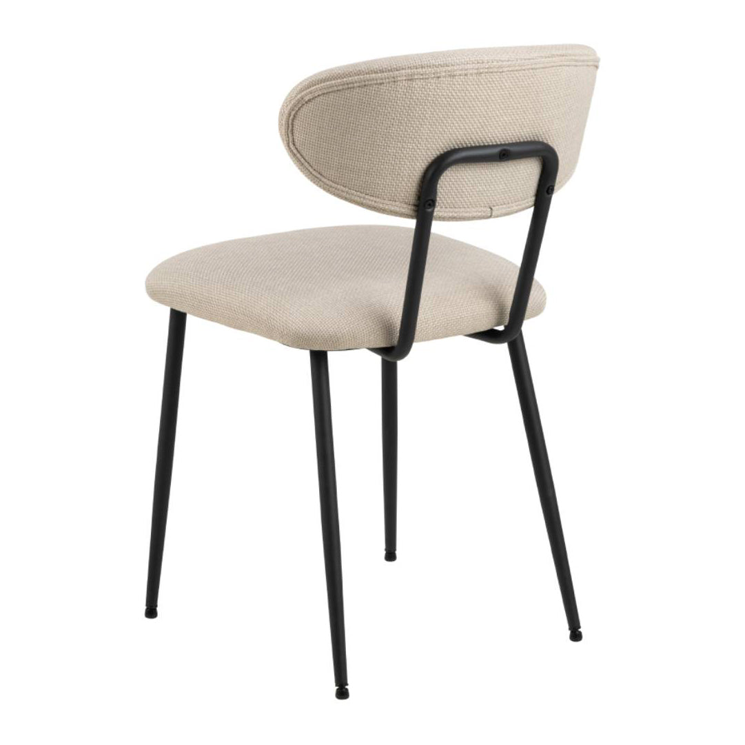 by fonQ basic Ebba Eetkamerstoel - Beige
