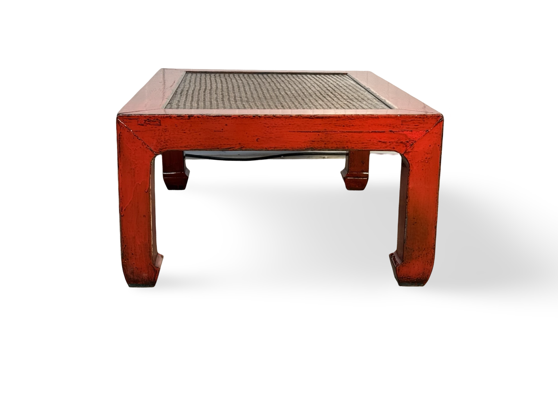 Salontafel met webbing uniek