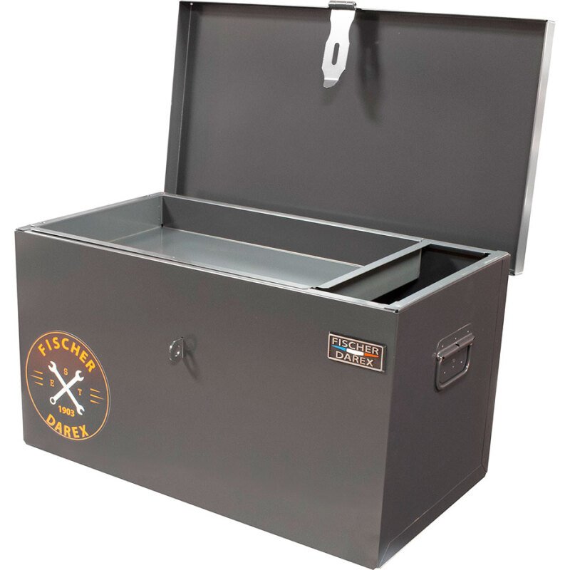 Coffre de chantier acier Fischer Darex  55 X 30 X 30 cm