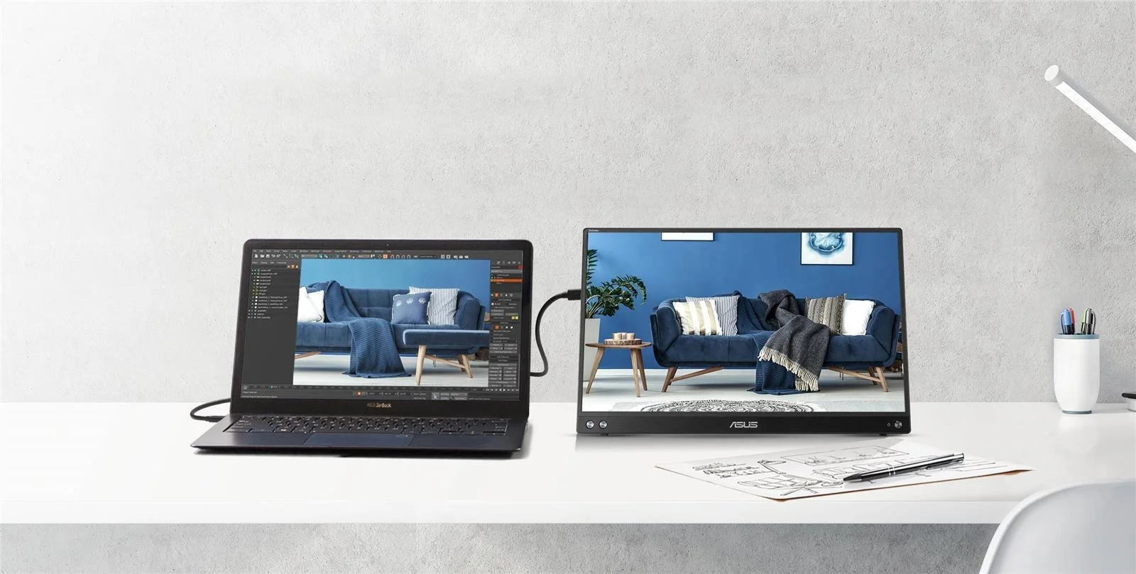 ASUS - ZenScreen 15.6