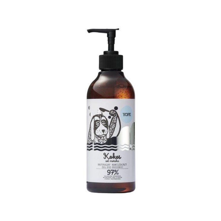YOPE Natuurlijke Douchegel Kokos en Zeezout 400 ml