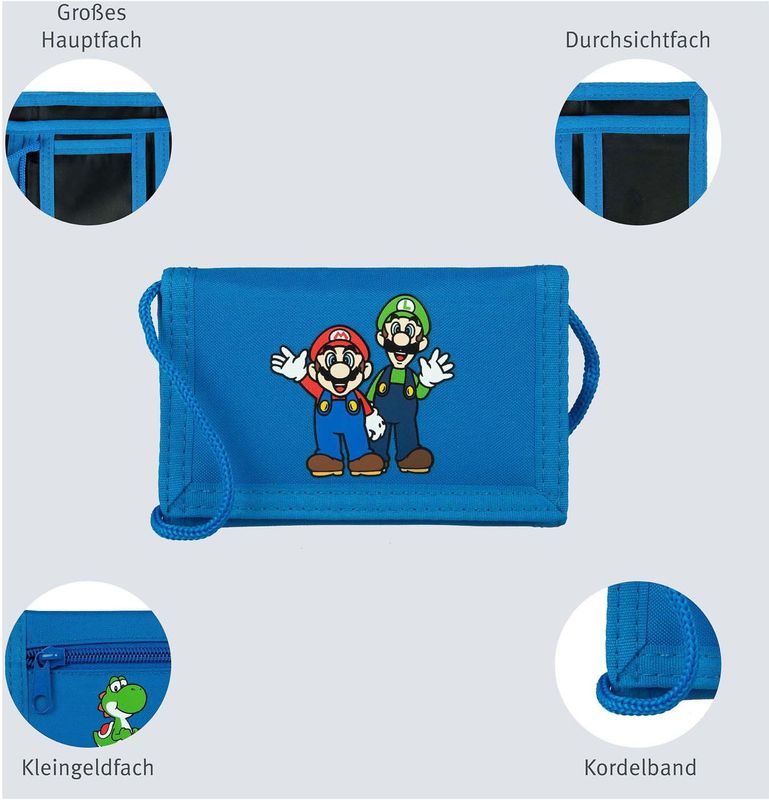 Super Mario - SUND7001 - Portemonnee - Multicolor - Kunststof