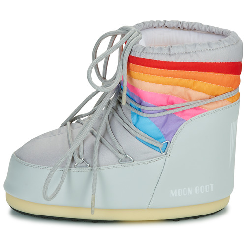 Moon Boot - MB ICON LOW RAINBOW - Gris / Multicolore