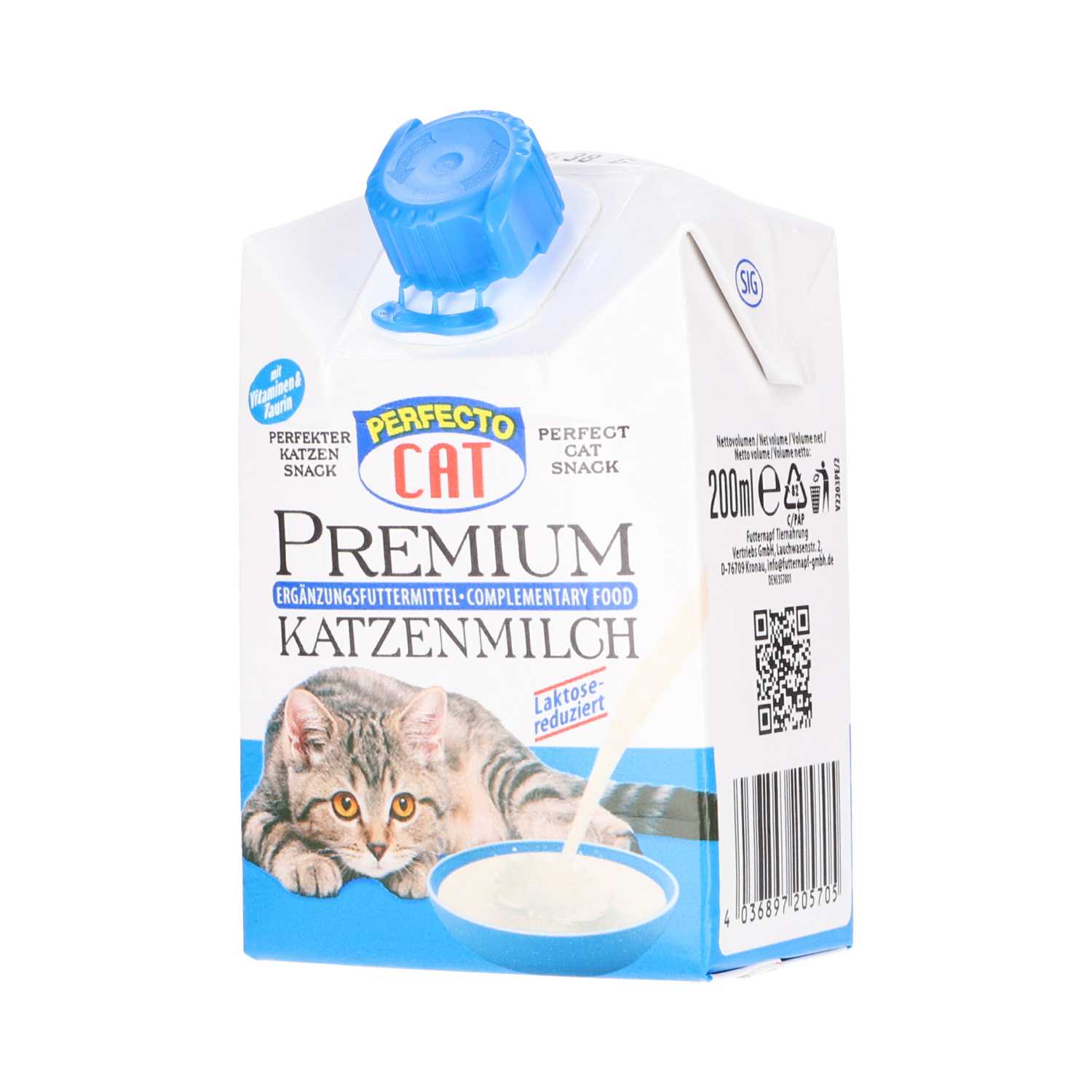 Perfecto Cat Premium Katzenmilch 200 ml