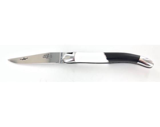 Couteau Laguiole Airbus Manche en Fibre de Carbone - Acrylique Blanc Couteau de Poche Forge de Laguiole