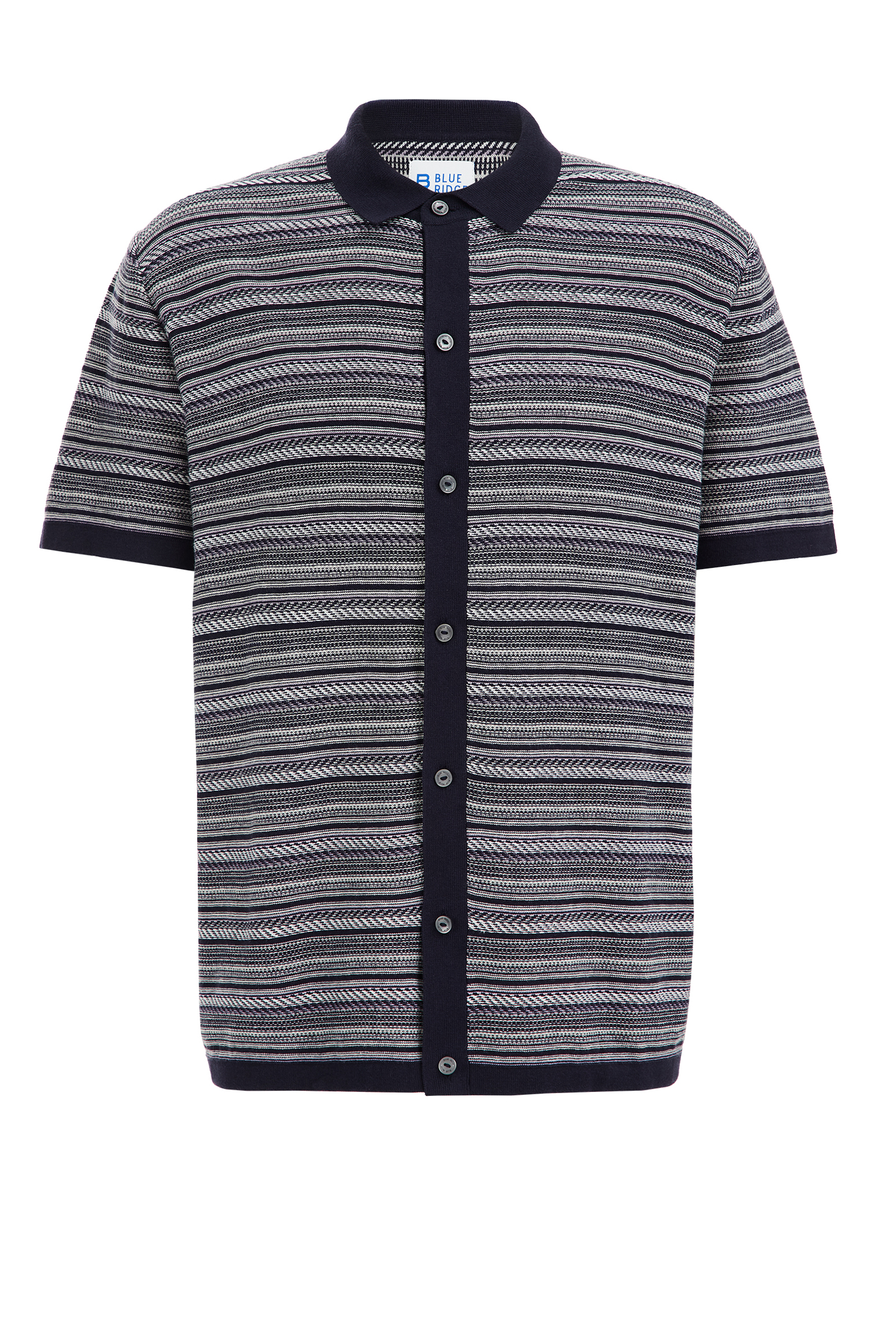 polo met dessin Blue Ridge Donkerblauw