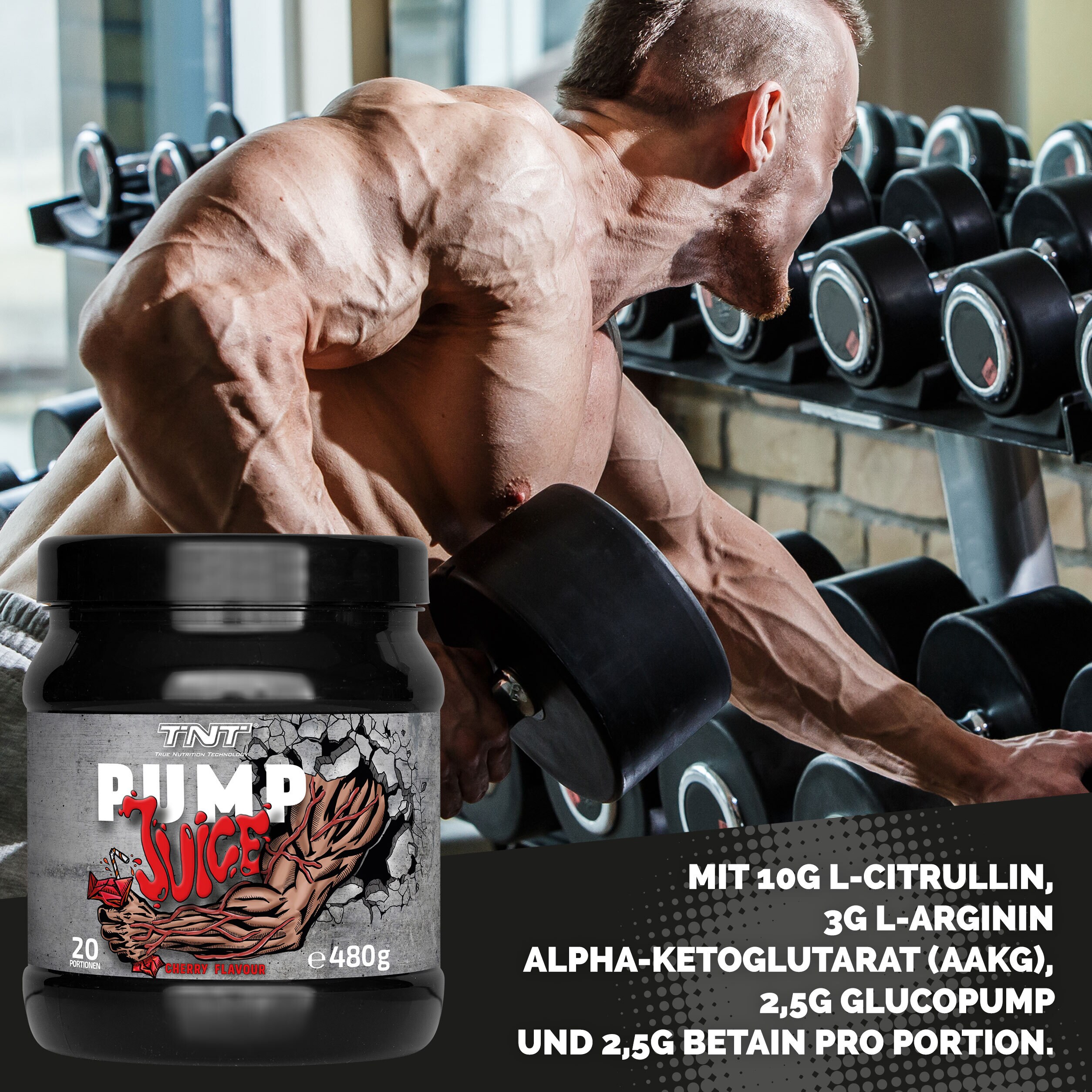 TNT Pump Juice Pump-Booster ohne Koffein