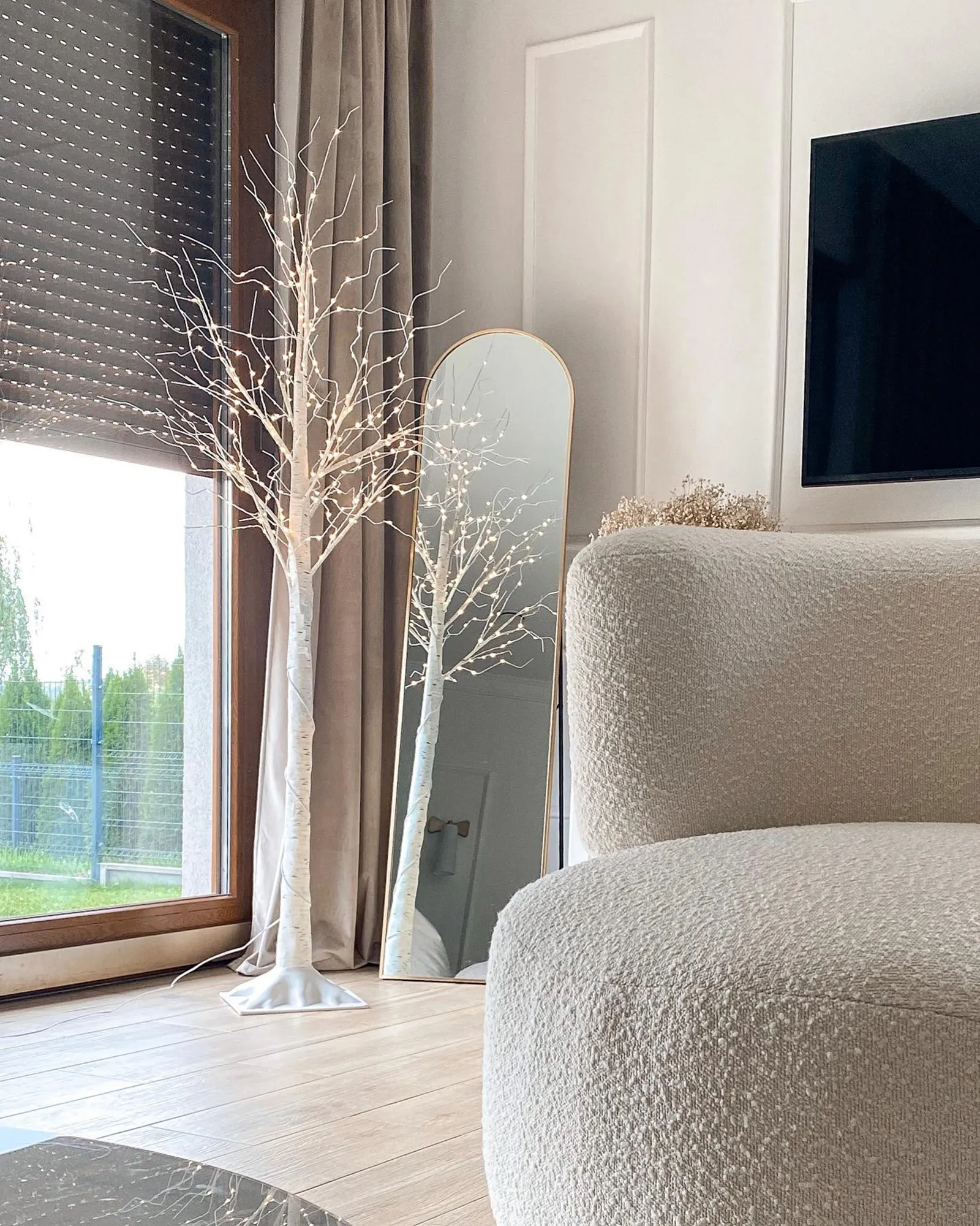 Staande spiegel BAGNOLET 150 cm Metaal Goud