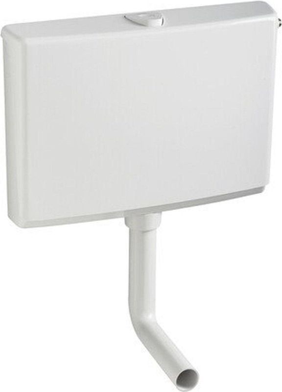 Wisa - 550 - Laaghangend Reservoir - Wit - Instelbaar Spoelvolume