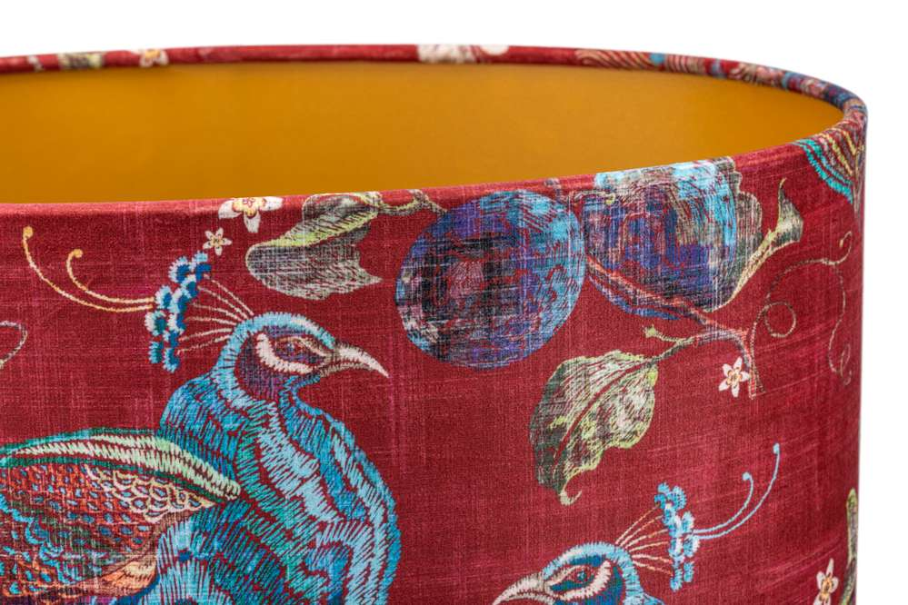 Staande lampenkap Charly red 40x40x25cm