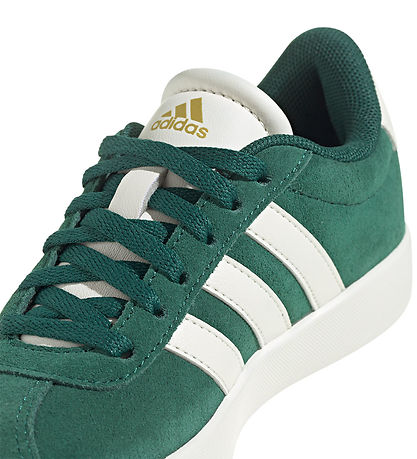 adidas Performance Sko - VL COURT 3.0 K -  Grøn/Hvid