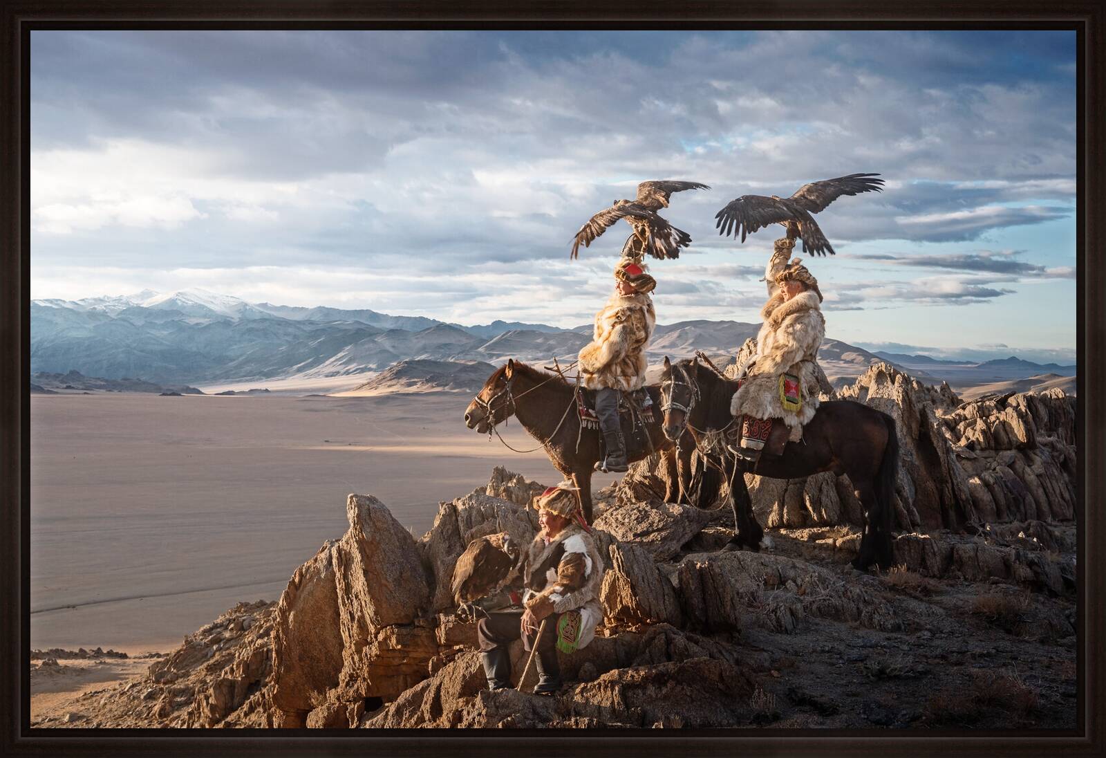 Mongolia Eagle Hunters II by Daniel Kordan - Limited Edition. Edition of: 150. Signed.